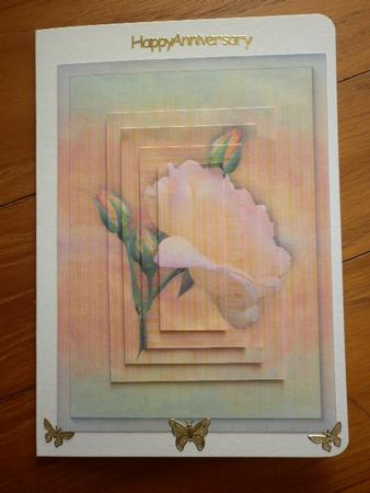 Peach Rose Painting Pyramid Sheet by Marion West