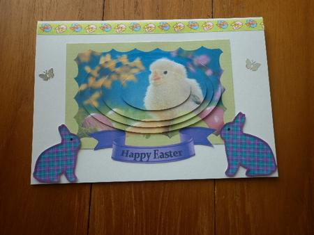Chick with Colored Eggs Pyramid by Marion West