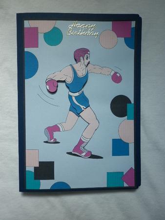 Boxer Blue - Decoupage Sheet by Marion West