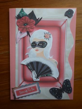 Elegant Lady, on Wavy Edge by Marion West