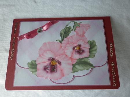 Pink Pansy by Marion West