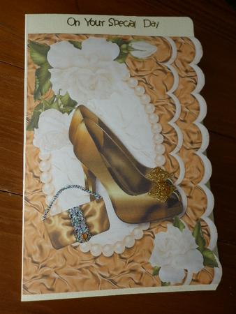 Gold Diamond Shoes, Ladies Accessories, A4 by Marion West