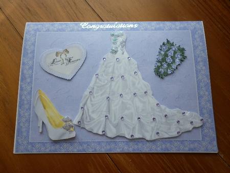 Lavender Bride Wedding Decoupage by Marion West