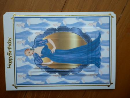 Elegant Lady Quick Card Pyramage by Marion West