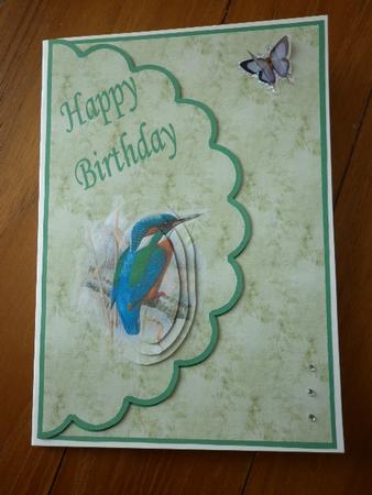 Kingfisher Quick Card by Marion West