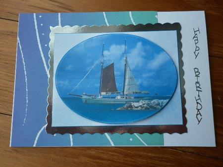 Sailing Boat by Marion West
