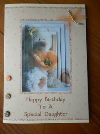 Teddy Bear & Poppy - Daughter Birthday by Marion West
