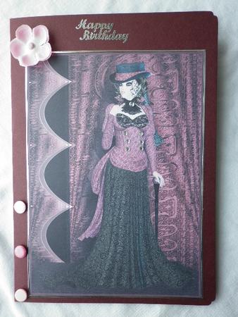 Classic Beauty - A4 Card Front by Marion West