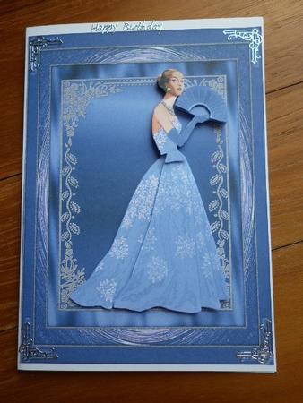 Blue Framed Elegance by Marion West