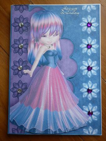 Posh Pretty Cute Envelope Card Front 2 by Marion West