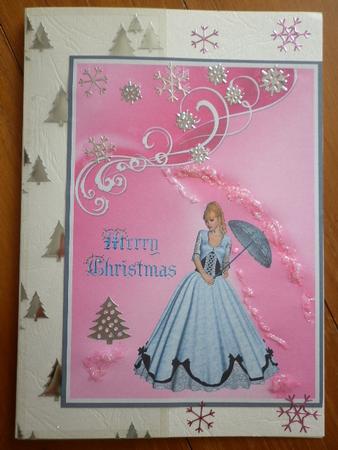 Christmas ,shades of Pink by Marion West