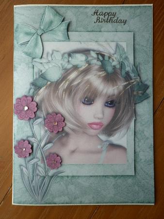 Nymph Decoupage by Marion West
