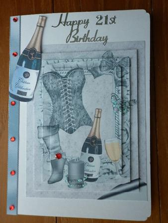 Silver Basque with Champagne Pyramids by Marion West