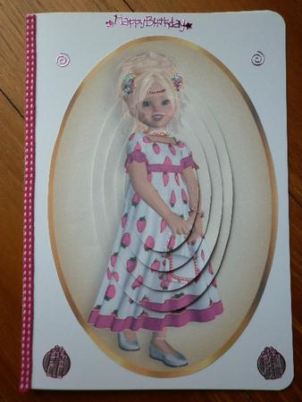 Little Strawberry Girl in Pink, Oval Pyramids by Marion West