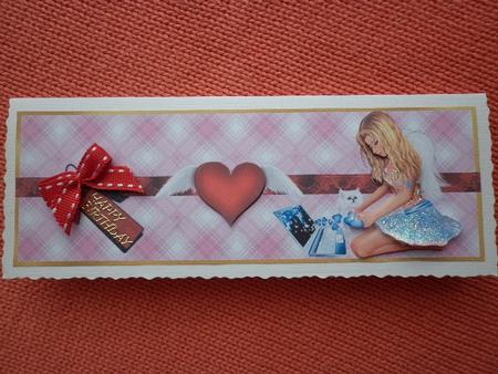 Cyber Love Angel D/l Card and Decoupage by Marion West