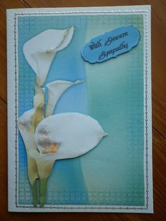 Calla Lily Sympathy by Marion West