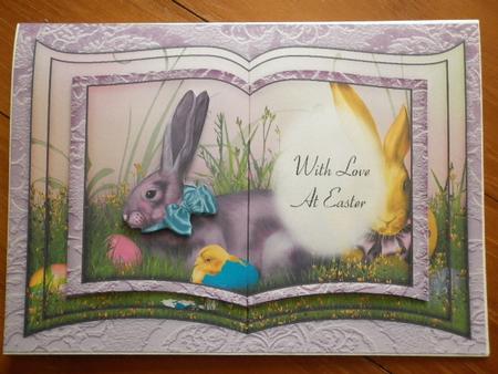 Easter Scene - with Love - Book Sheet by Marion West