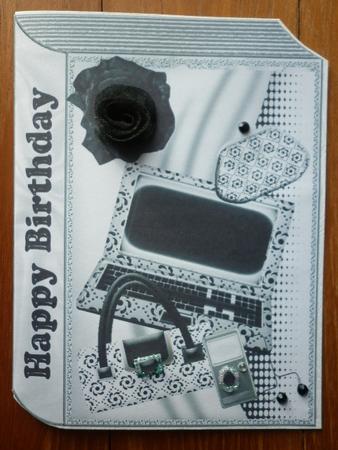 Ladies Laptop, Mp3 Player and Handbag, Folded Book by Marion West