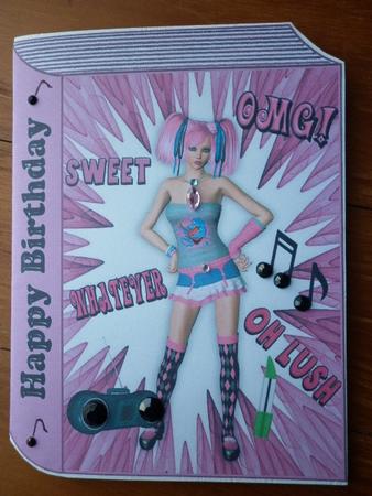 Girl with Attitude, and Music Whatever Folded Book by Marion West