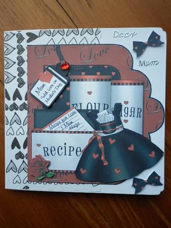 A Recipe for Love Mother's Day or Birthday Scallop Edge by Marion West