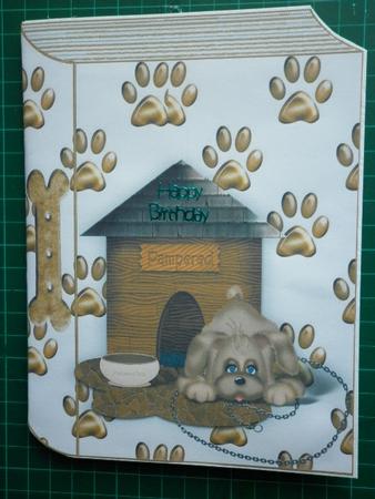 Pampered Pooch with Dog House Folded Book by Marion West