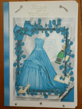 Turquiose Blue Ballgown, Pyramids by Marion West