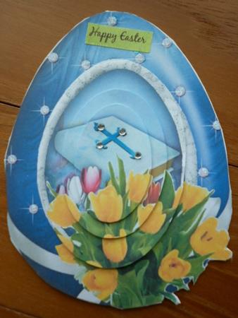 Blue Easter Egg by Marion West