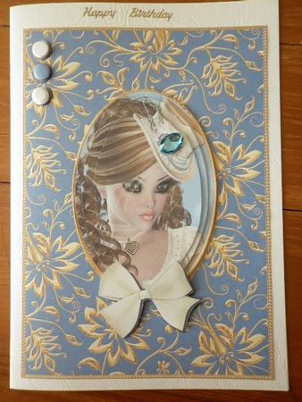 Steampunk on Blue by Marion West