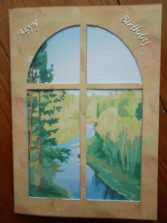Winding Stream Window Card Kit by Marion West
