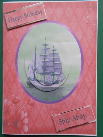 Ship Ahoy Red by Marion West