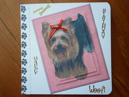 Yorkshire Terrier Pyramid by Marion West