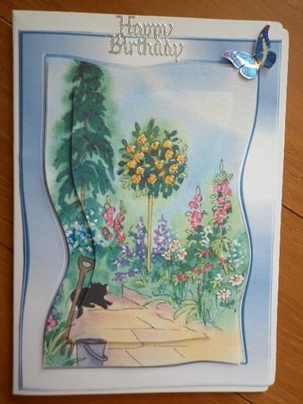 Wavy Edge Card Front Topper by Marion West