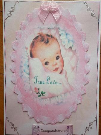 Vintage Baby Girl True Love by Marion West
