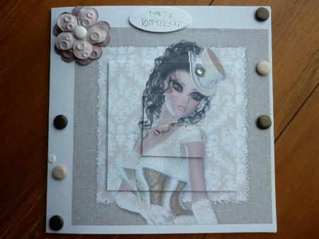 Beautiful Lady Portrait Pyramid by Marion West