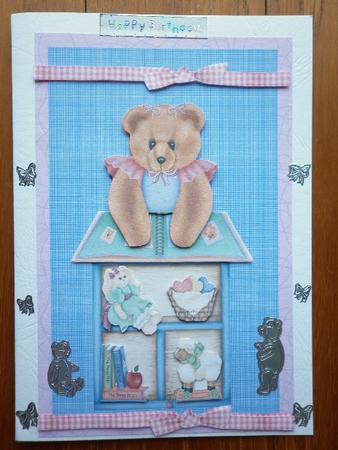 Scrapbooking Teddy Bear by Marion West