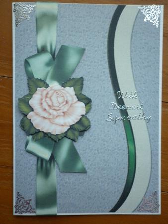 Classic Roses Satin Bow by Marion West
