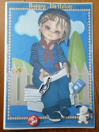 Little Kiki Newspaper Boy by Marion West