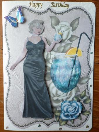Norma Jean Cocktail Hour - Icy Blue by Marion West