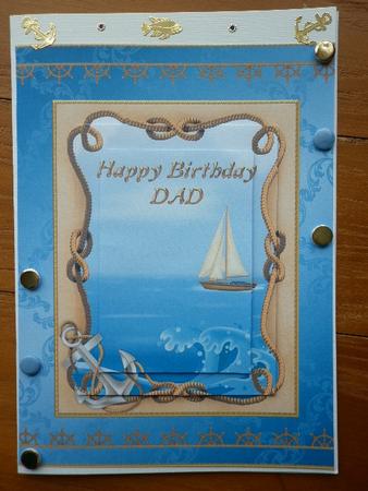 Sailing Boat - Dad Birthday by Marion West