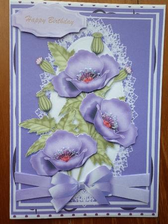 Lovely Lilac Poppies by Marion West