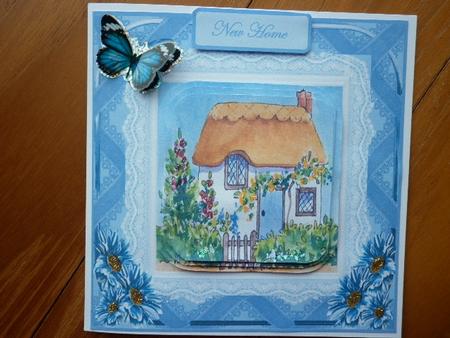 Cottage and Garden Home Card with Pyramid by Marion West