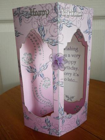 Tower Card - Glass Butterflies by Marion West