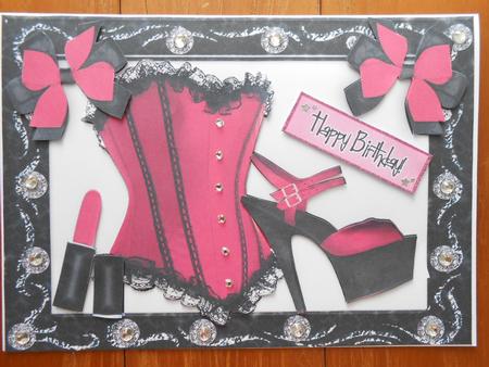 Diamonds and Black Lace Pretty in Pink by Marion West
