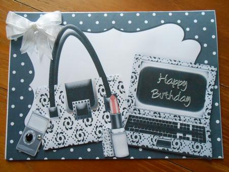 Laptop with Ladies Accessories, Lippy Etc by Marion West