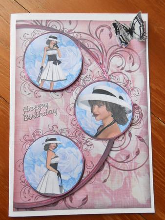 Black & White Elegance Easy Cut Circular Swirl Frame Trio by Marion West