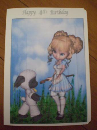 Little Bo Peep Pyramage Sheet by Marion West