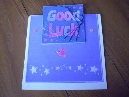 Good Luck Easy Over the Edge Card N Spiral Pyramid by Marion West