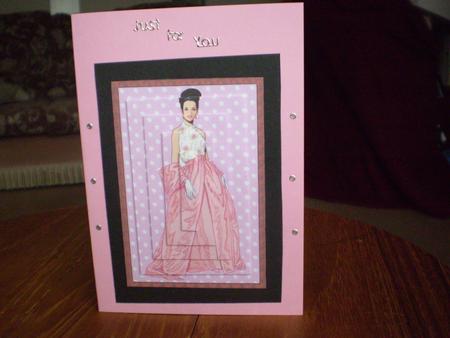 Elegant Lady in Pink 2 by Marion West