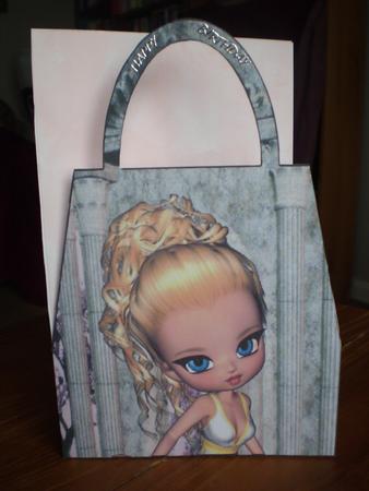 Aphrodite Goddess Handbag Card by Marion West