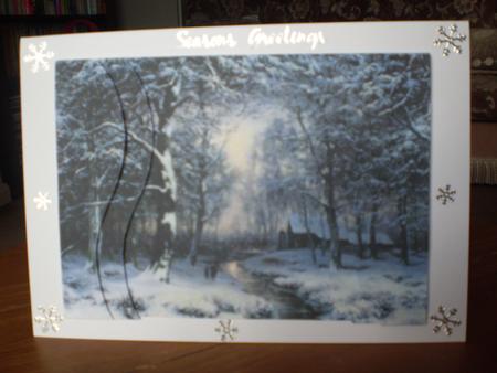 Christmas Woodland Walk Swirvey Side Stacker by Marion West